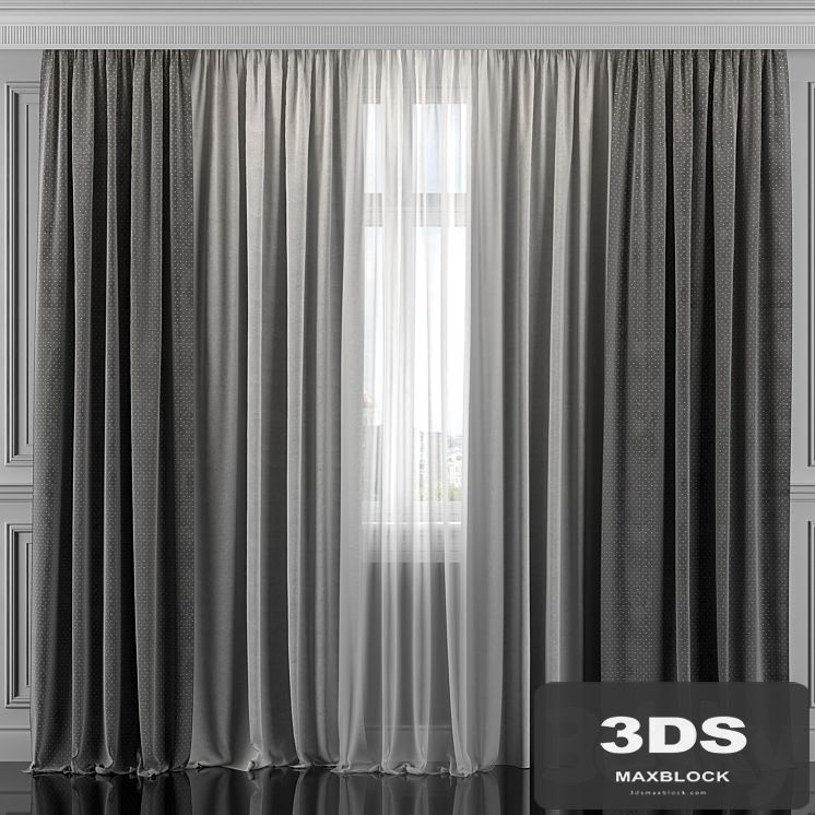 Curtains with window 311