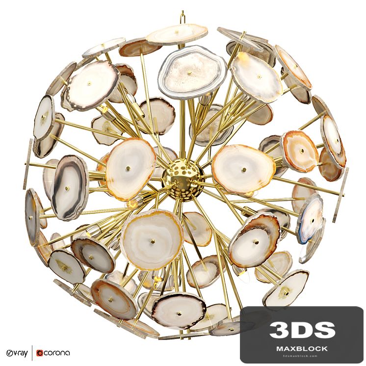 Chandelier Eichholtz Branquinho Chandelier Agate