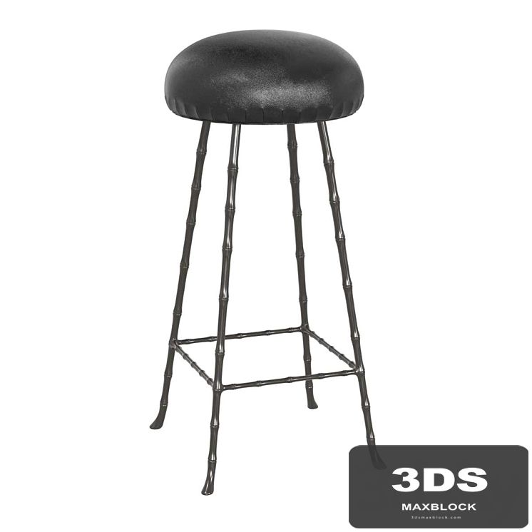 Rose uniacke high upholstered bar stool