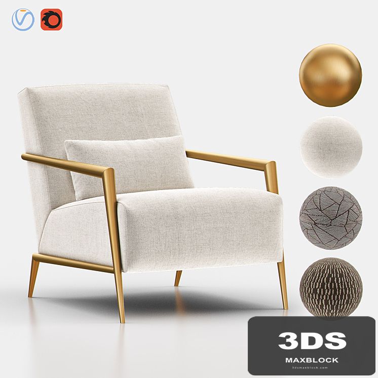 ENZO Lounge Chair BAU3104C