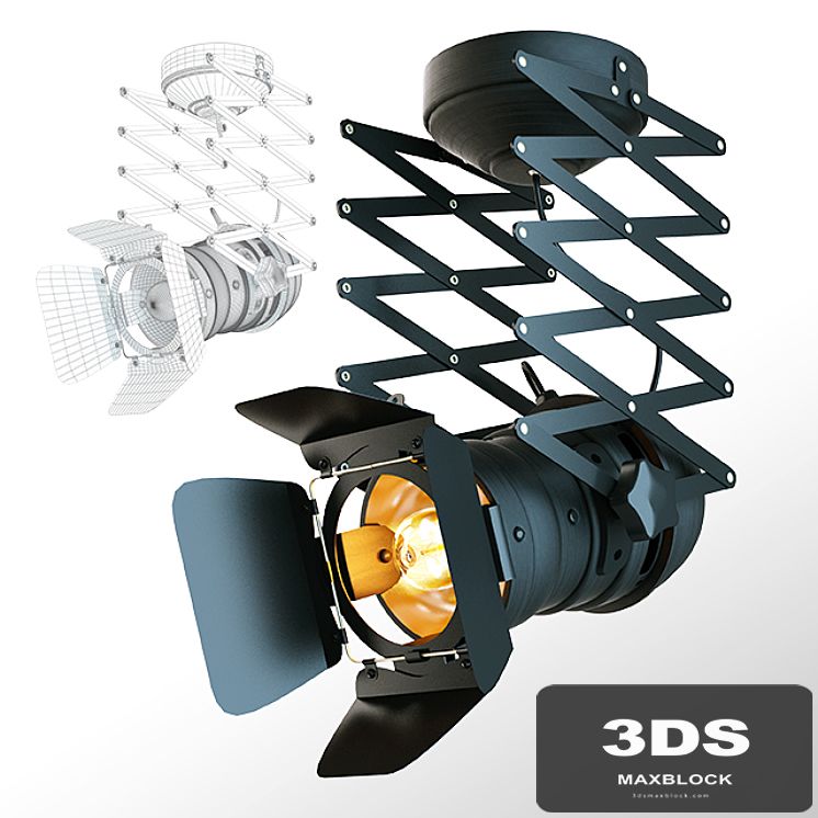American Vintage Retro industrial art iron Ceiling light