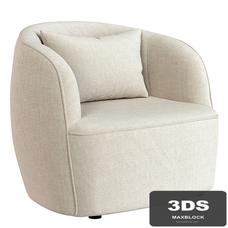 Poltrona Boucle elodie armchair