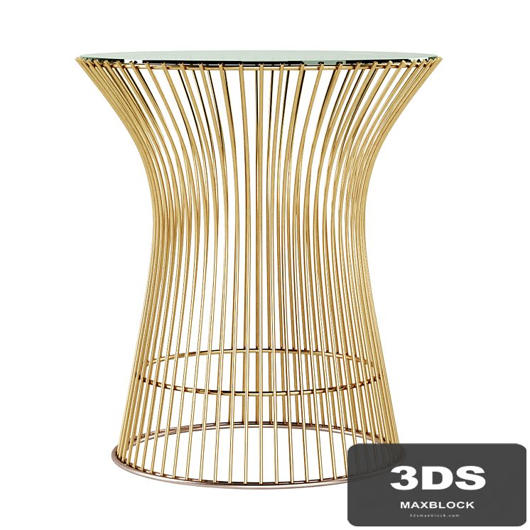 Knoll Platner Side Table / Metal coffee table