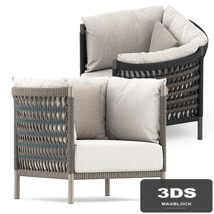 Anatra Lounge Chair by Janus et cie