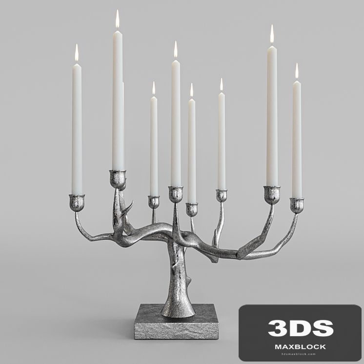 Chandelier silver