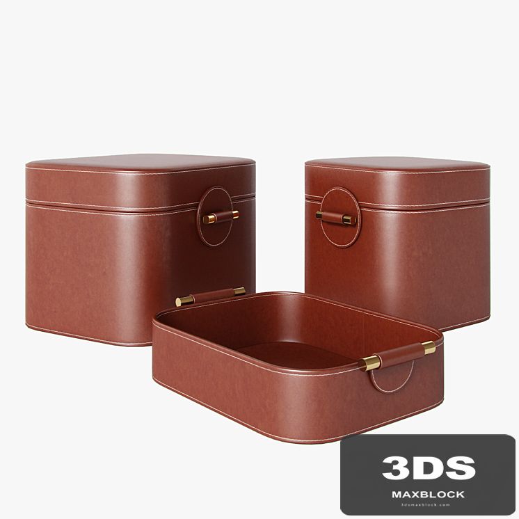 Boxes and key holder by Armani Casa Folie
