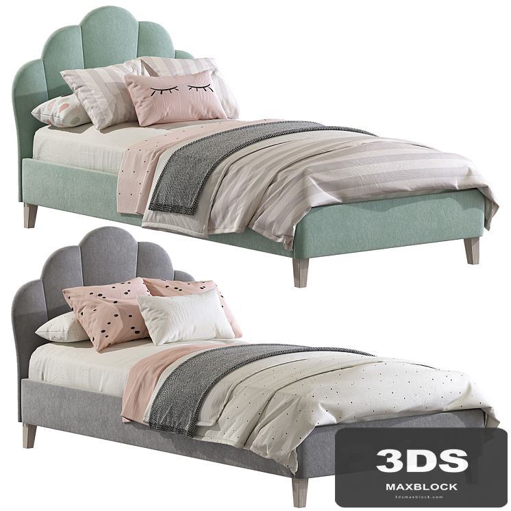 Shell Velvet Bedhead