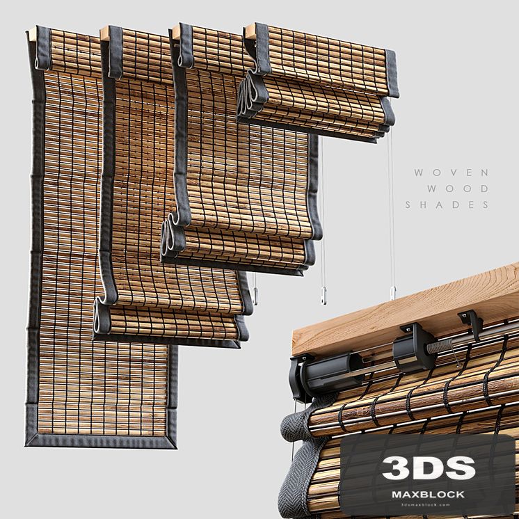Woven wood shades 2