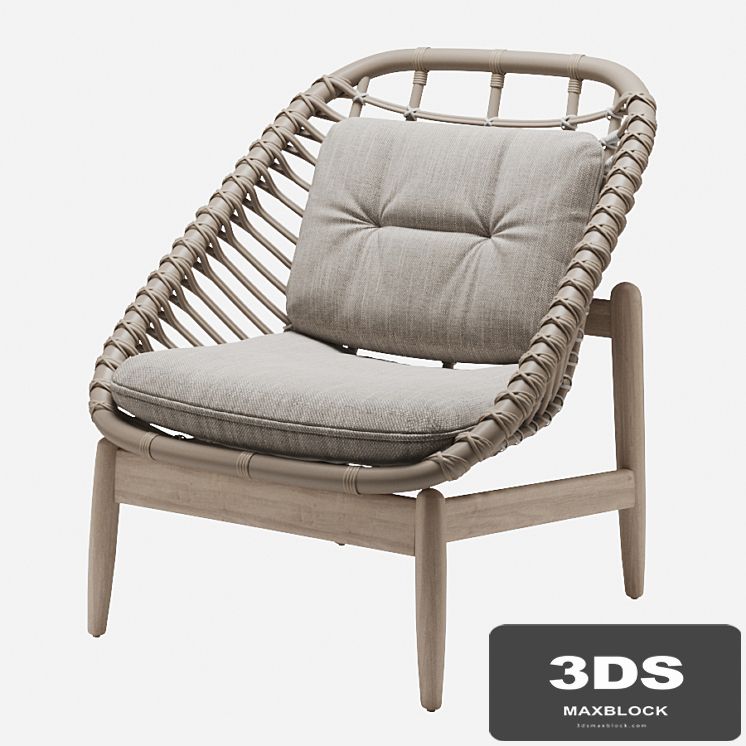 Cane Line String Lounge armchair