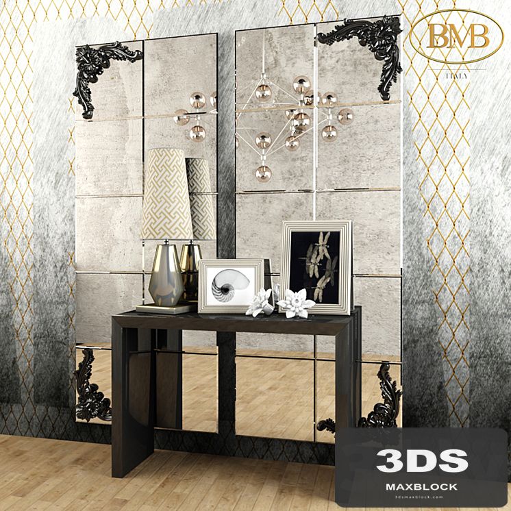 BMB Italy mirror and console