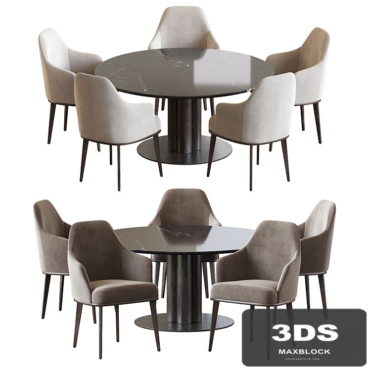 Chair Liam and Goya Arflex Table
