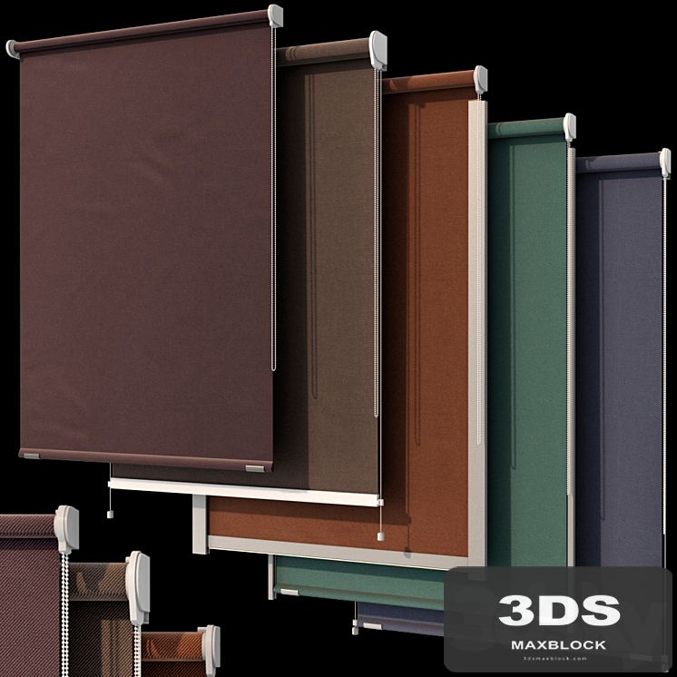 Roller blinds set