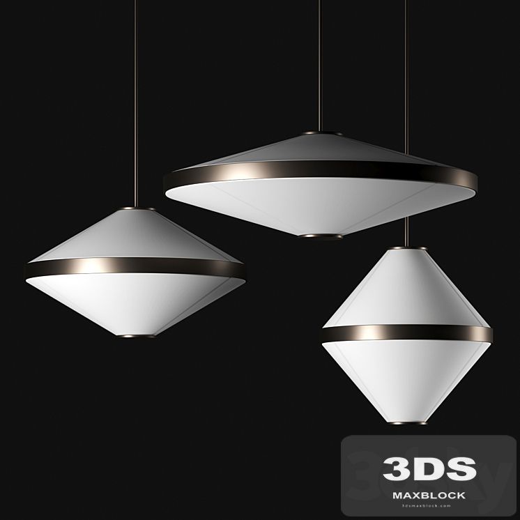 Eje pendant lamps by Holly Hunt