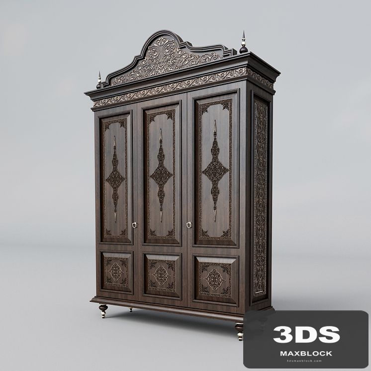 Wardrobe in oriental style