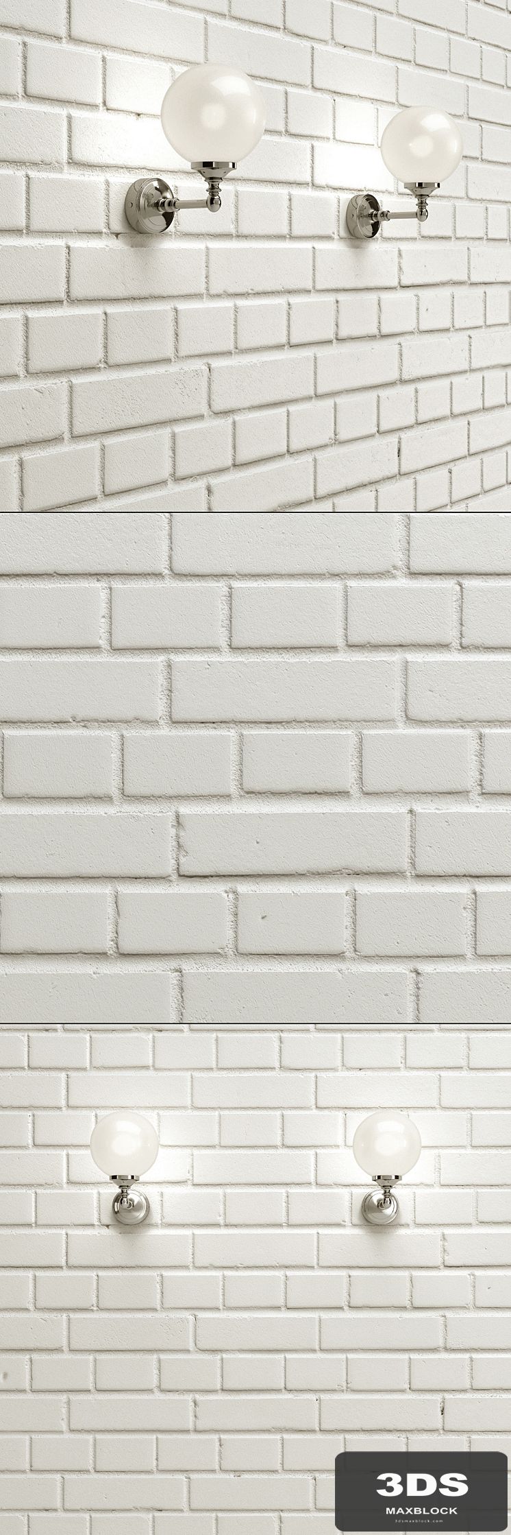 White brick