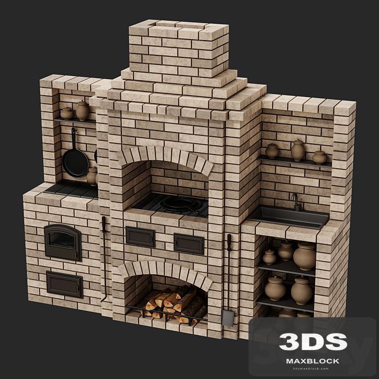 Brick oven barbecue