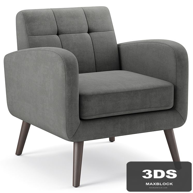 Carson Carrington Keflavik Mid-century Arm Chair