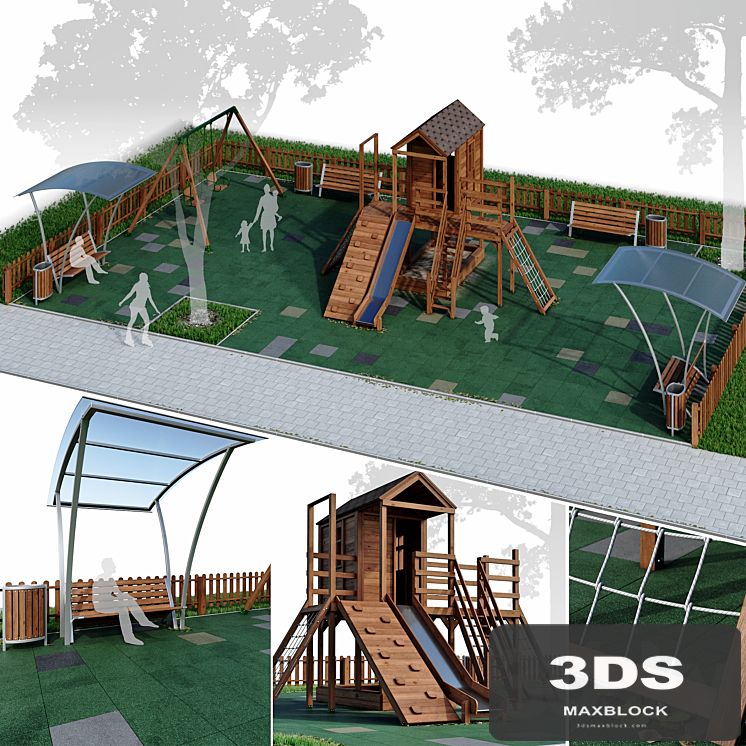 Children playground "Forest House". Playground