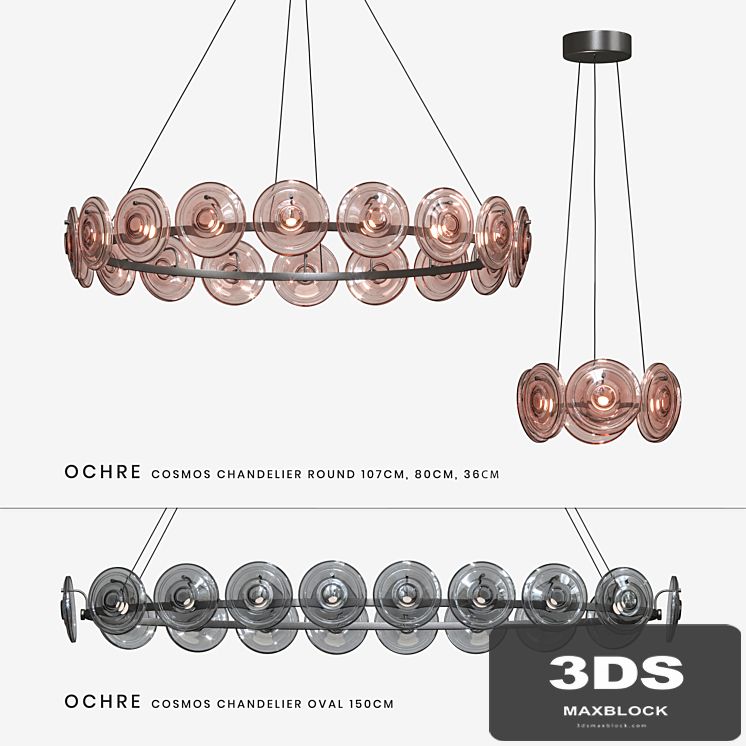 OCHRE cosmos chandelier