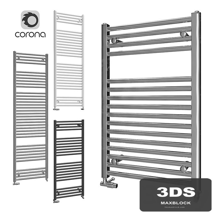 Heated towel rails Zehnder Aura