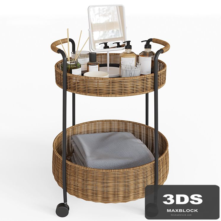 Decorative set for the bathroom