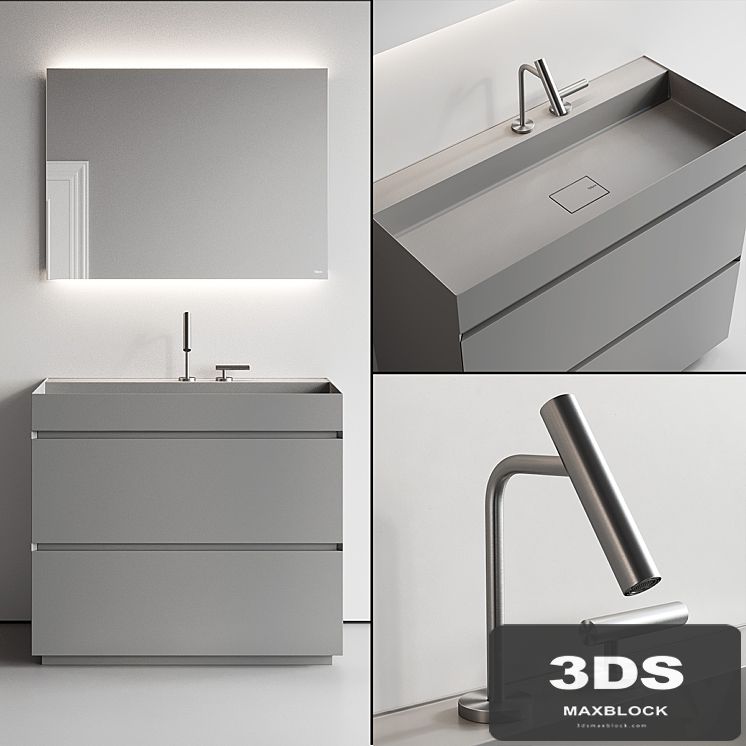 Falper Pure Vanity Unit Set 4
