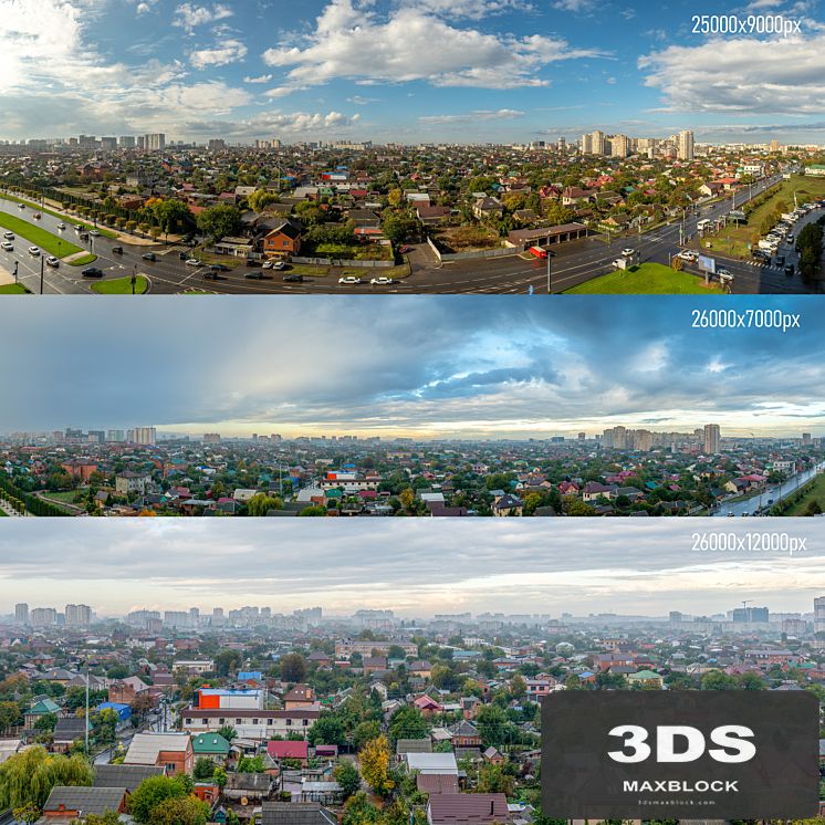 Panoramas on Krasnodar