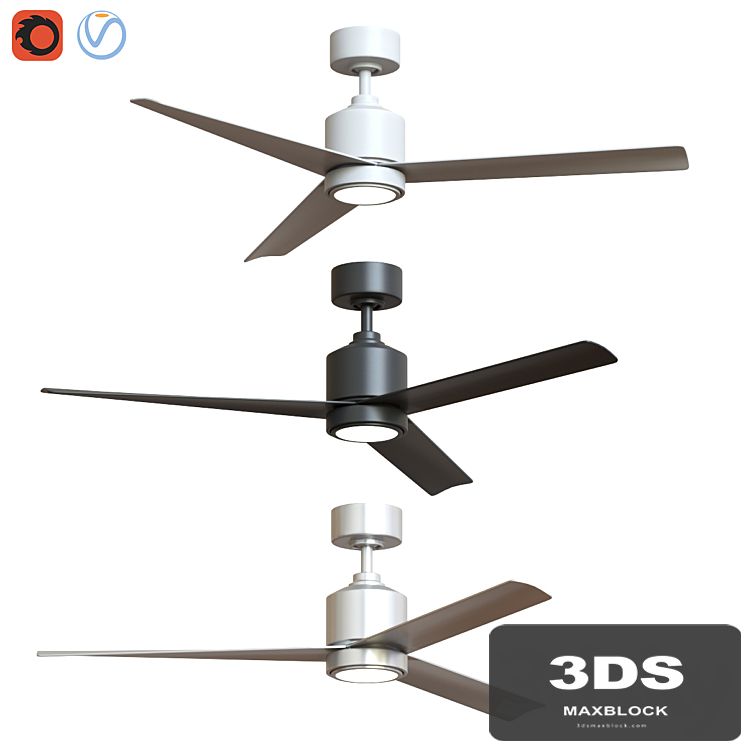 54 "Lotus 3 Ceiling fan