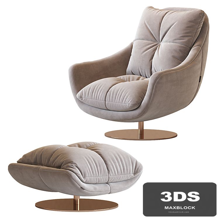 Sophia Swivel armchair