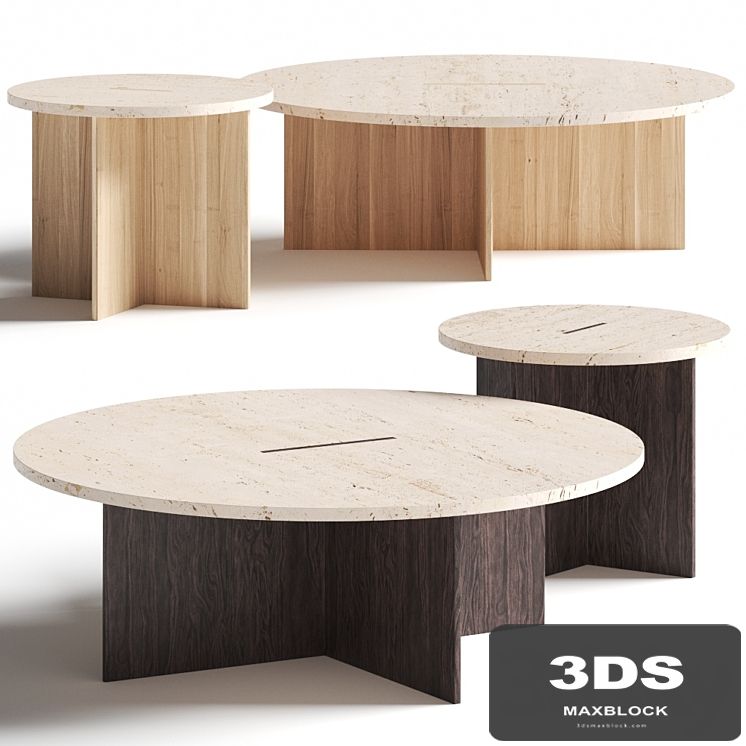Karimoku Case Study Kinuta N-ST01 Coffee Tables