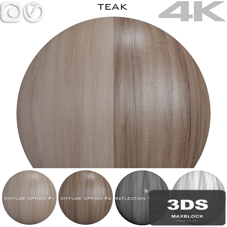 Seamless texture - Teak 2