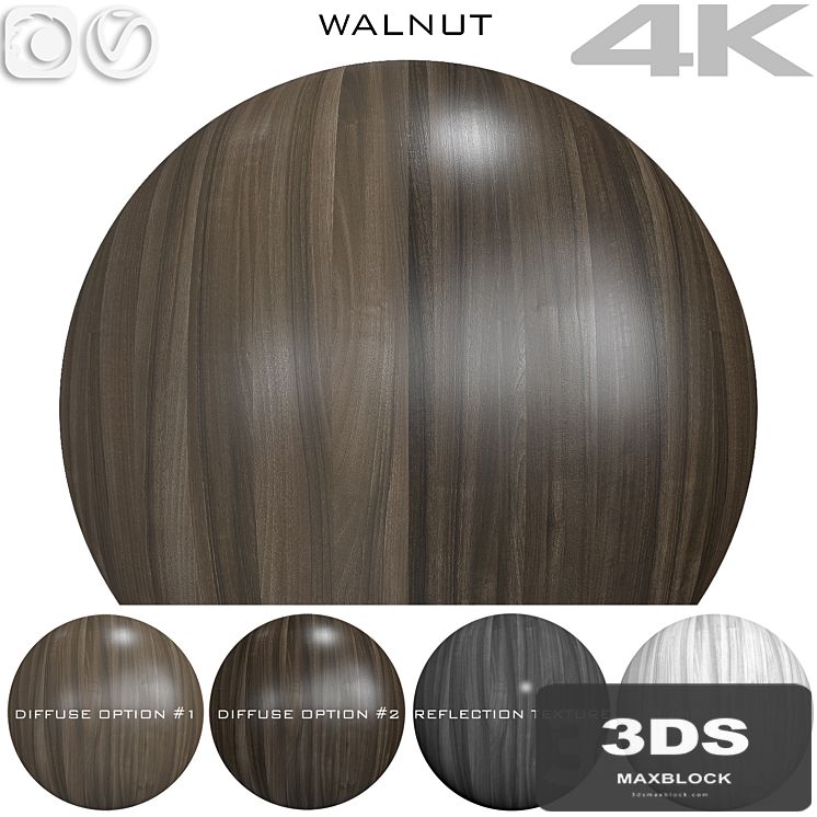 Seamless texture - Walnut 6