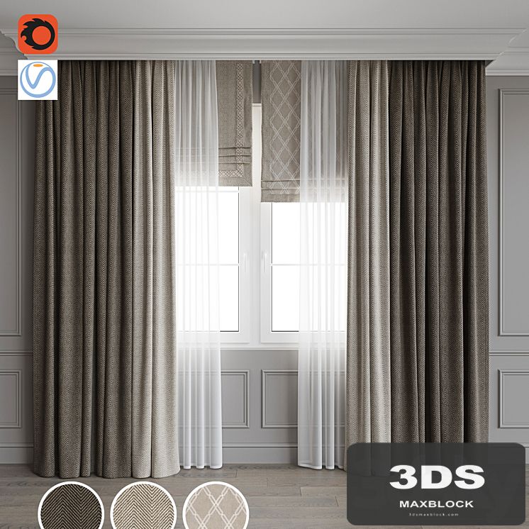 Set of curtains 87