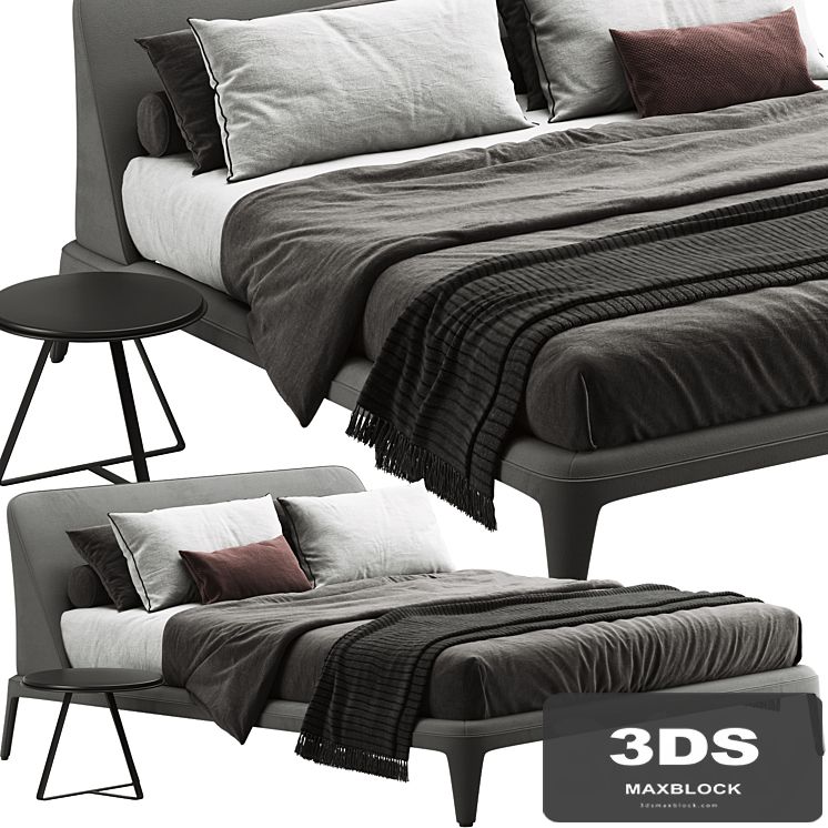 Poliform kelly imbottito bed