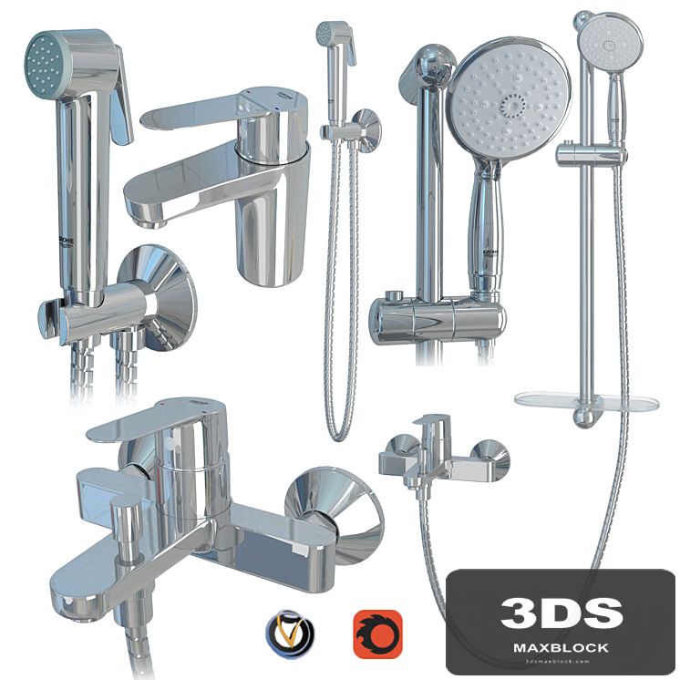 GROHE BauEdge faucet set