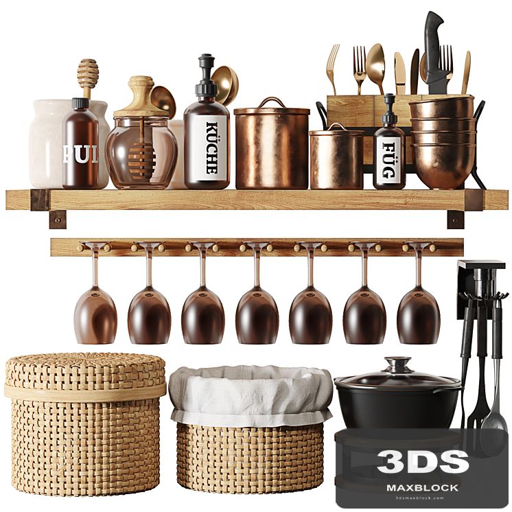 Kitchen accessory decor set collection
