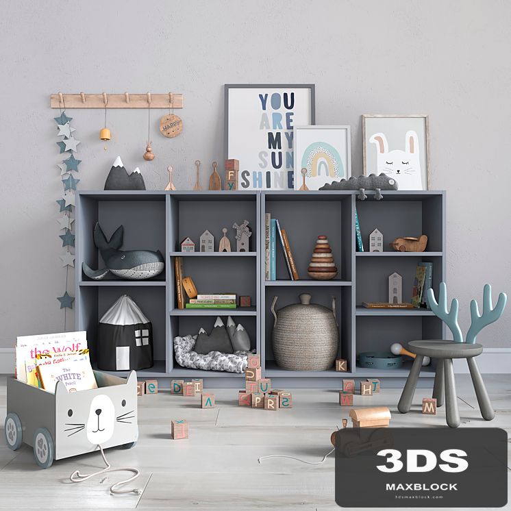 Decor set for children's rooms