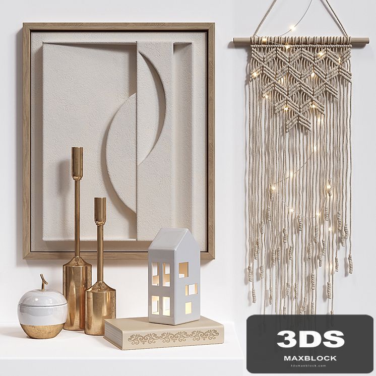 Gold Macrame