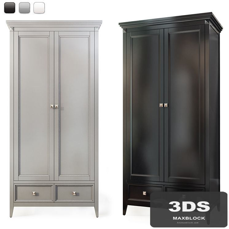 Hinged wardrobe for RFS Brooklyn clothes. Wardrobe by MebelMoscow