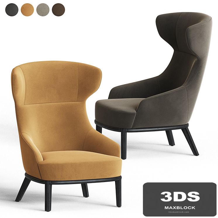 Eve Wing Back Armchair Parla Design