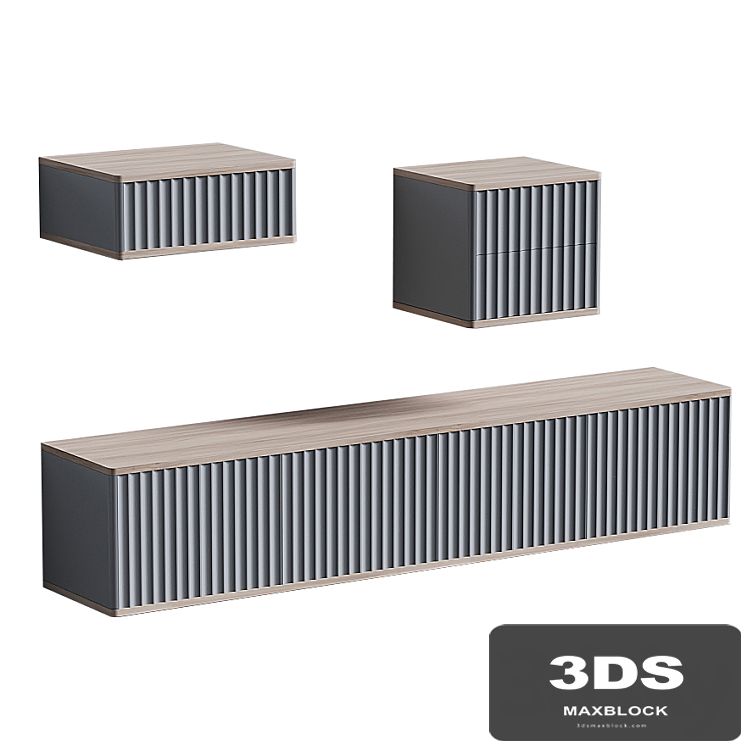 Set of Wall Pedestals the Idea