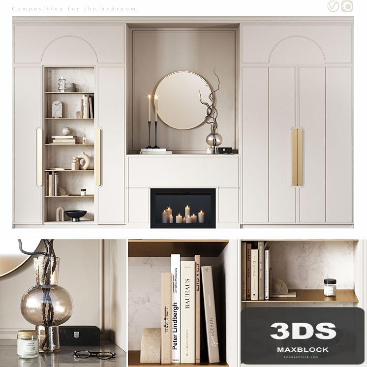 Furniture composition for bedroom_2