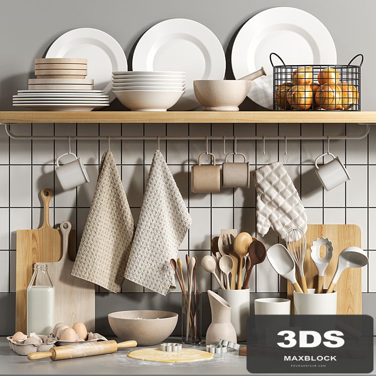 Decorative kitchen set 05
