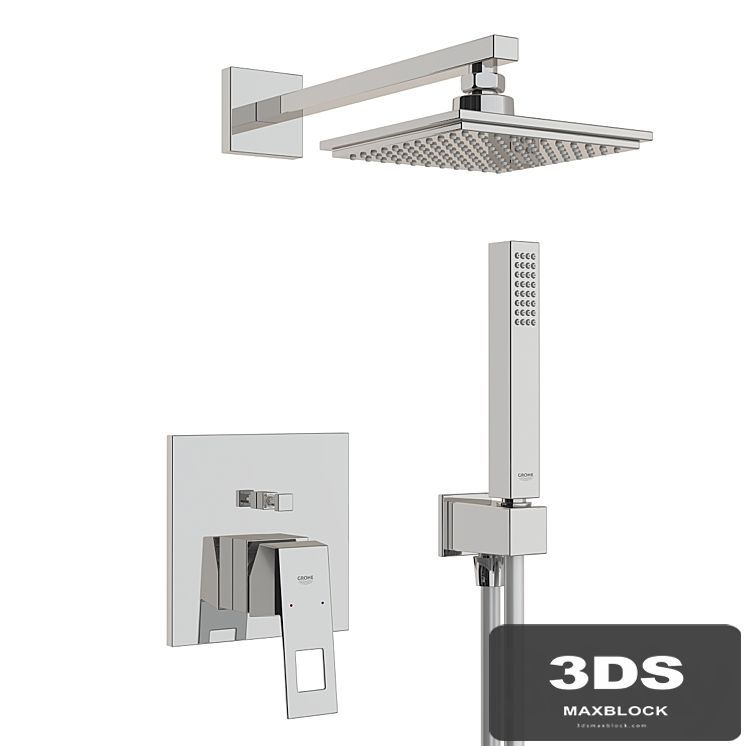 Shower system Grohe Eurocube 234090SB.