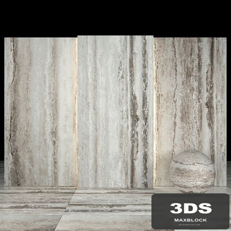 Gray Travertine 01