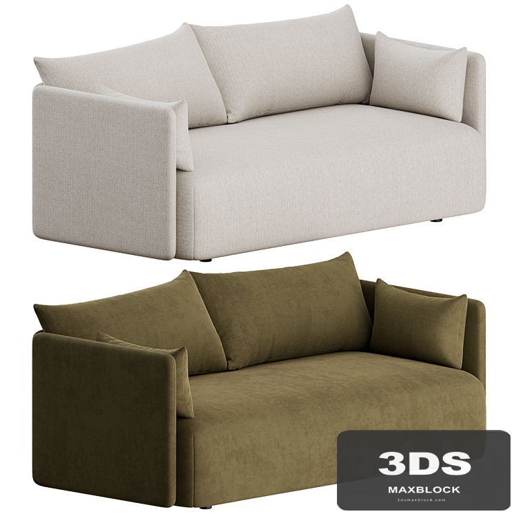 Offset Sofa 2 Seater by Menu
