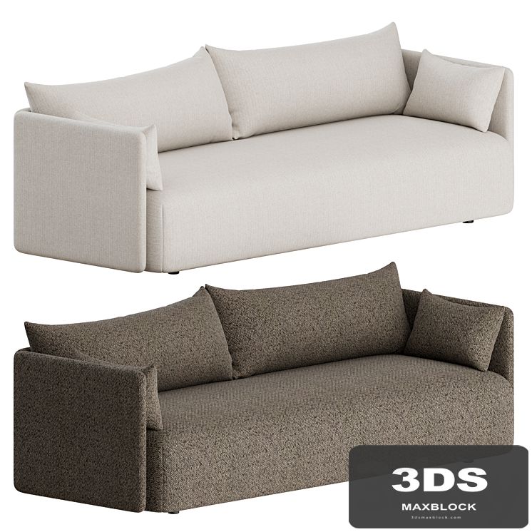Offset Sofa 3 Seater by Menu