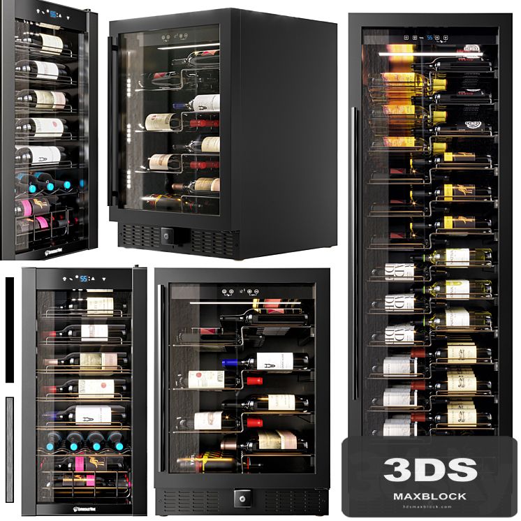 Wine Enthusiast vino view fridge set