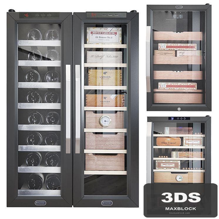 Whynter Cigar Cabinet Black