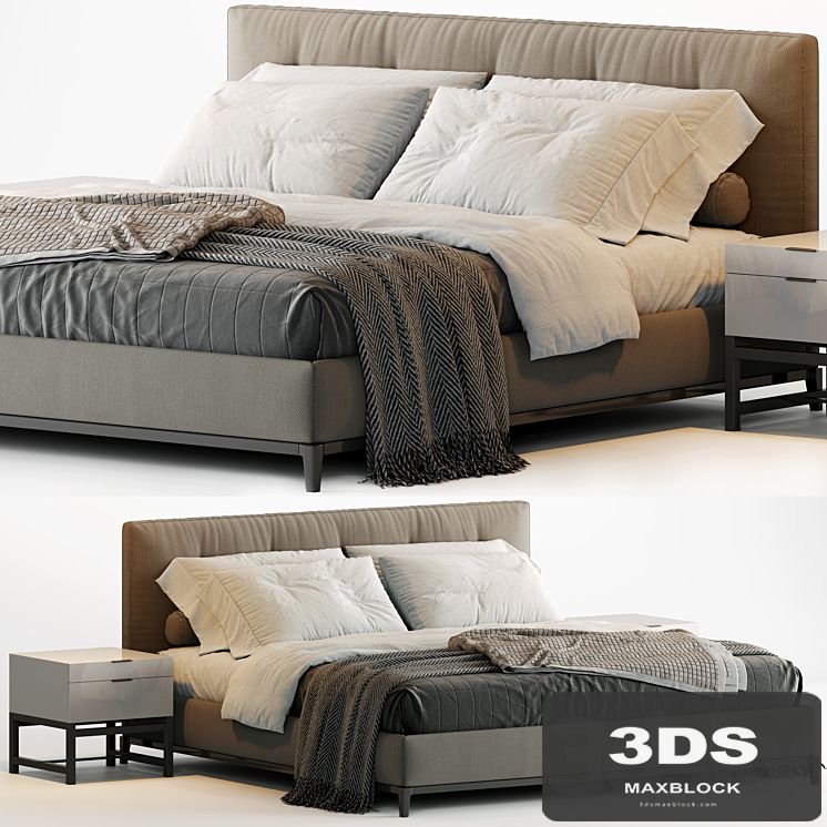 Minotti Andersen Quilt Bed
